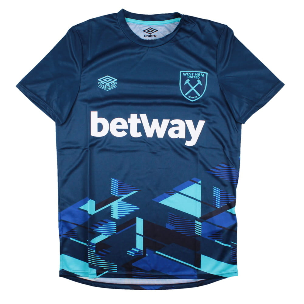 2023-2024 West Ham Warm Up Jersey (Navy)_0