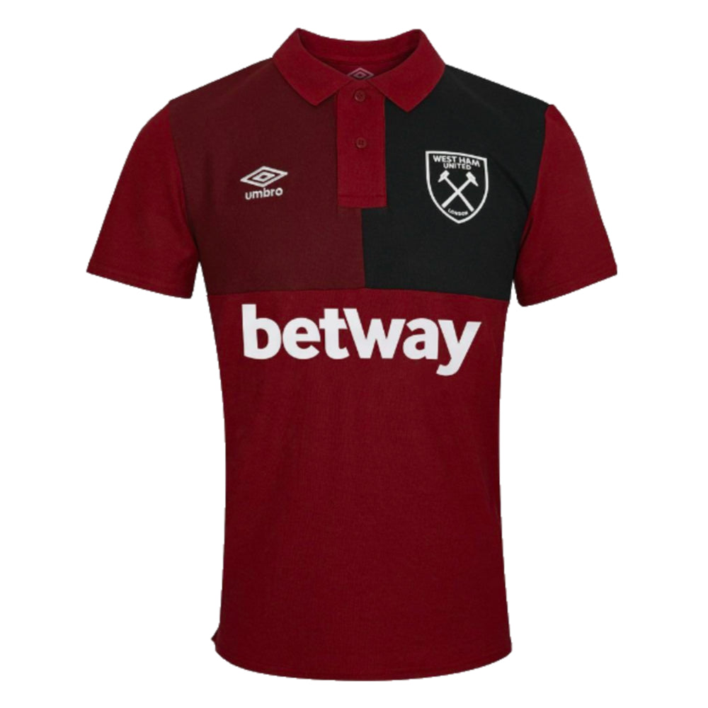 2023-2024 West Ham CVC Polo Shirt (Claret)_0