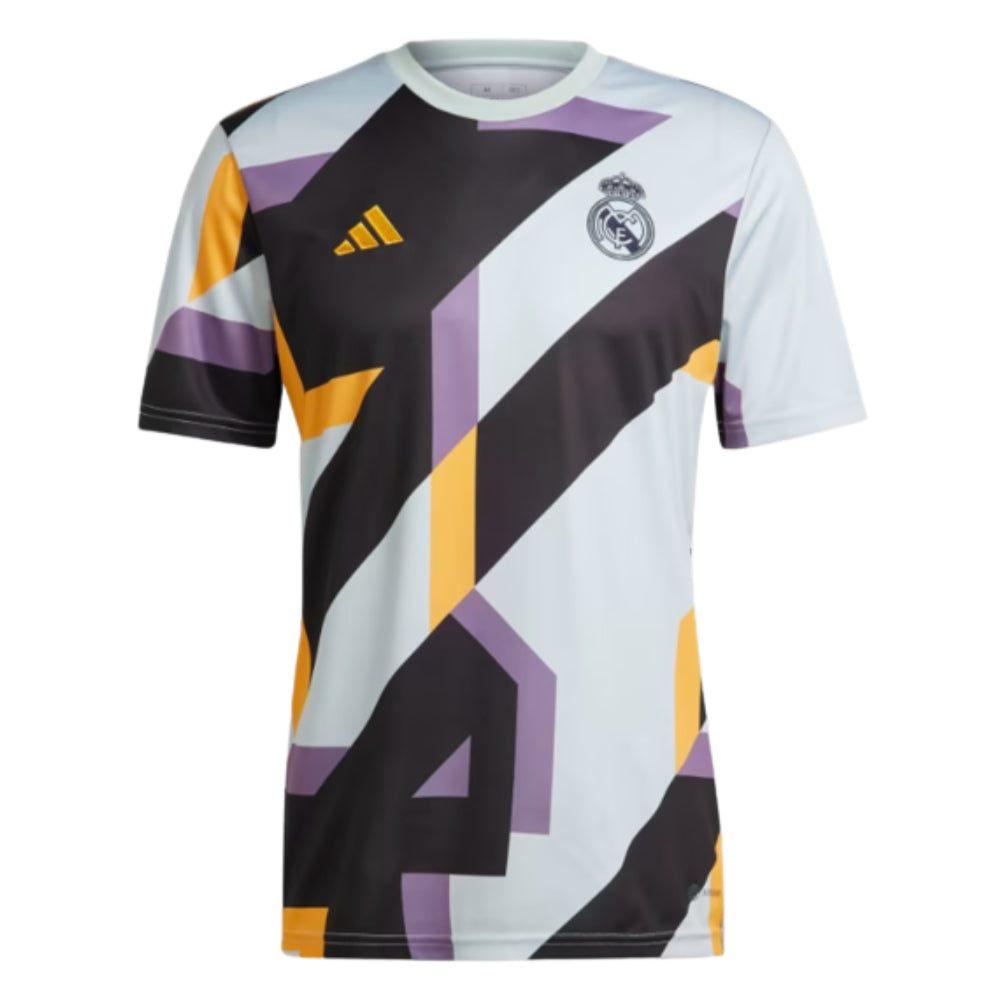 2023-2024 Real Madrid Pre-Match Shirt (Silver)_0