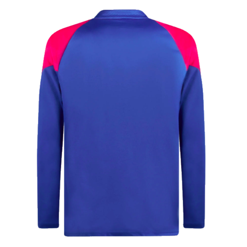 2023-2024 AC Milan Training Half Zip Top (Sapphire)_1