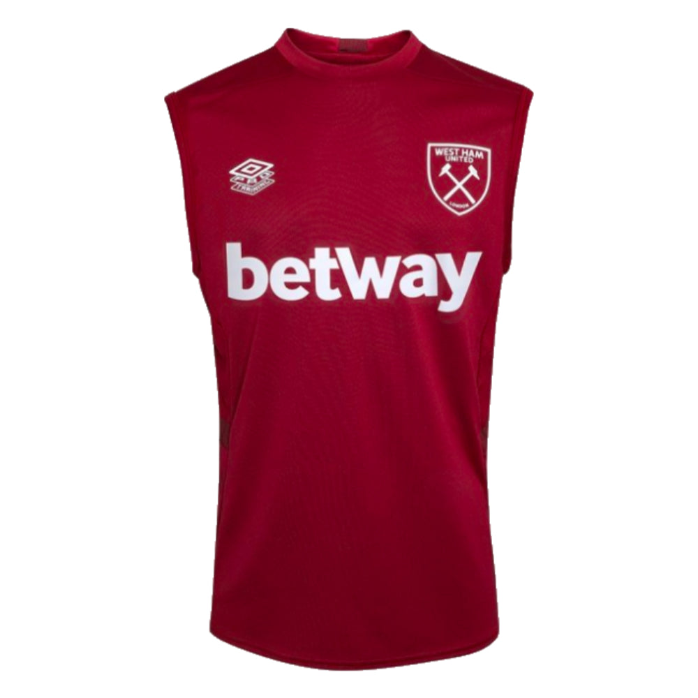 2023-2024 West Ham Sleeveless Tee (Claret)_0