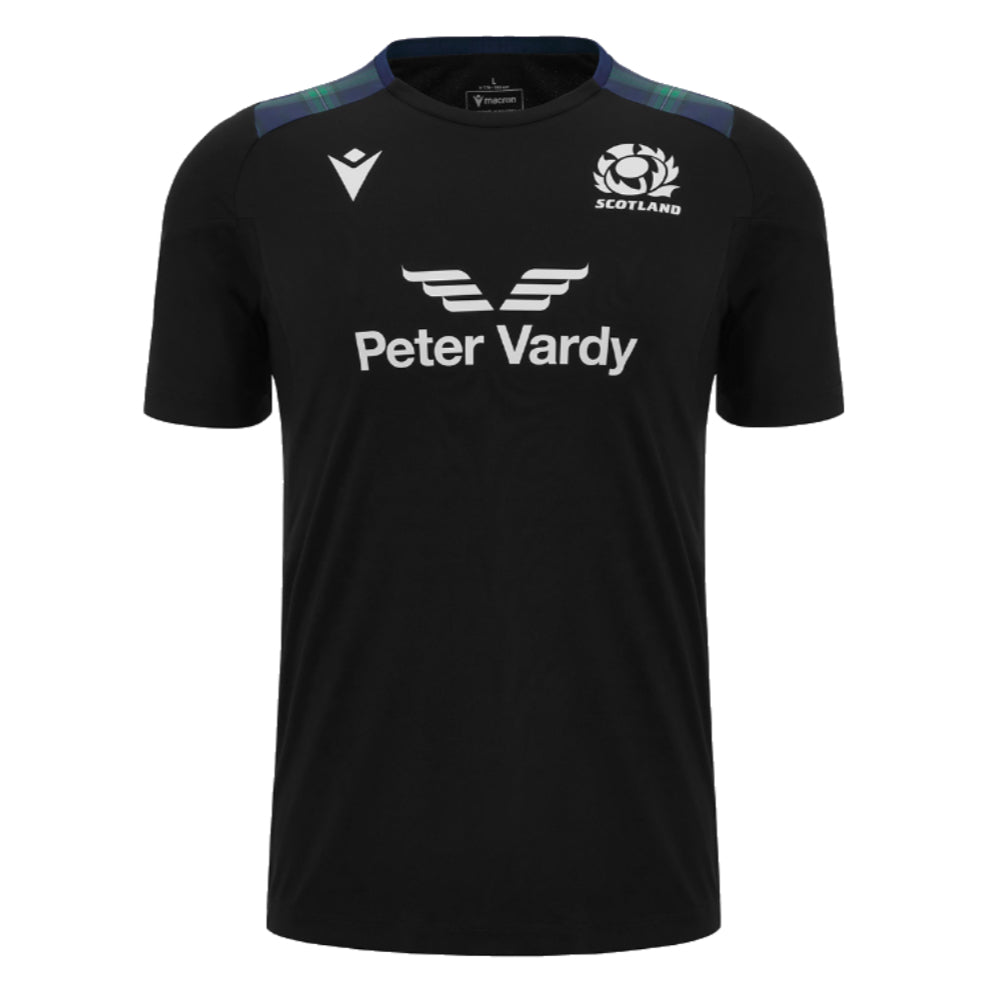 2023-2024 Scotland Rugby Training Gym Tee (Black)_0