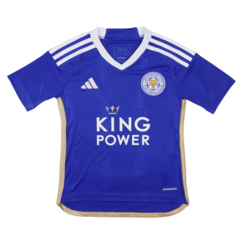 2023-2024 Leicester City Home Shirt (Kids)_0