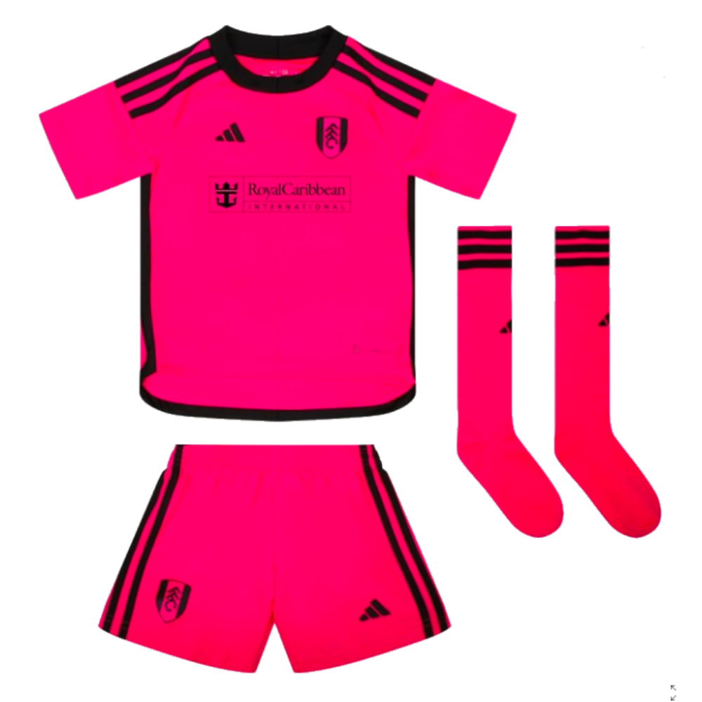 2023-2024 Fulham Away Little Boys Mini Kit_0