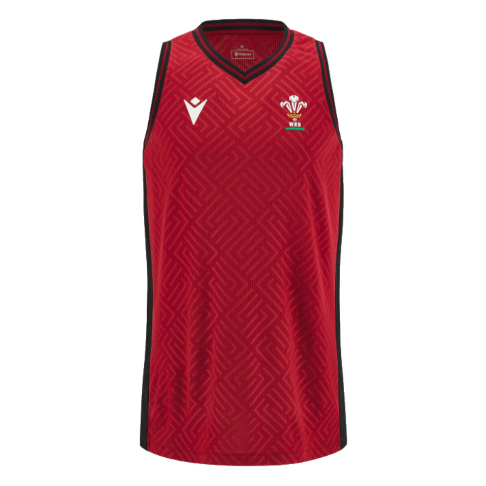 2023-2024 Wales Rugby Basketball Singlet (Red)_0