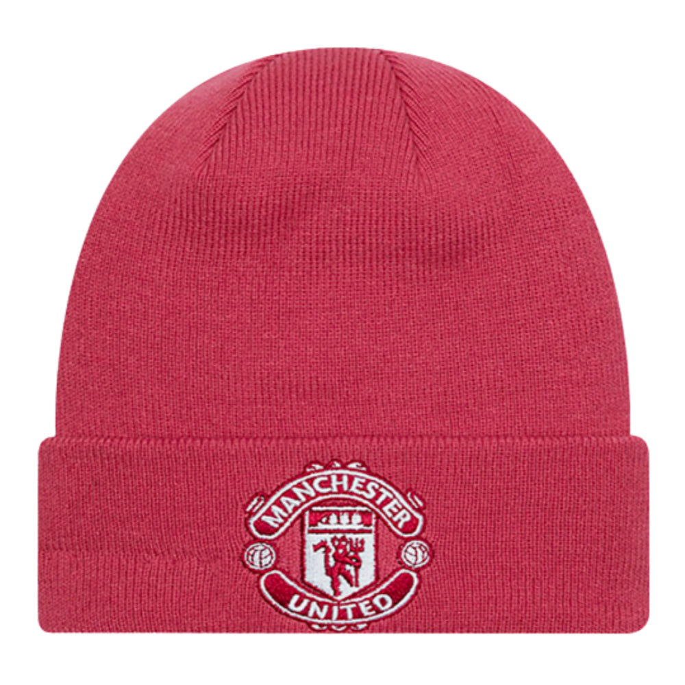Manchester United Seasonal Cuff Beanie (Light Pink)_0