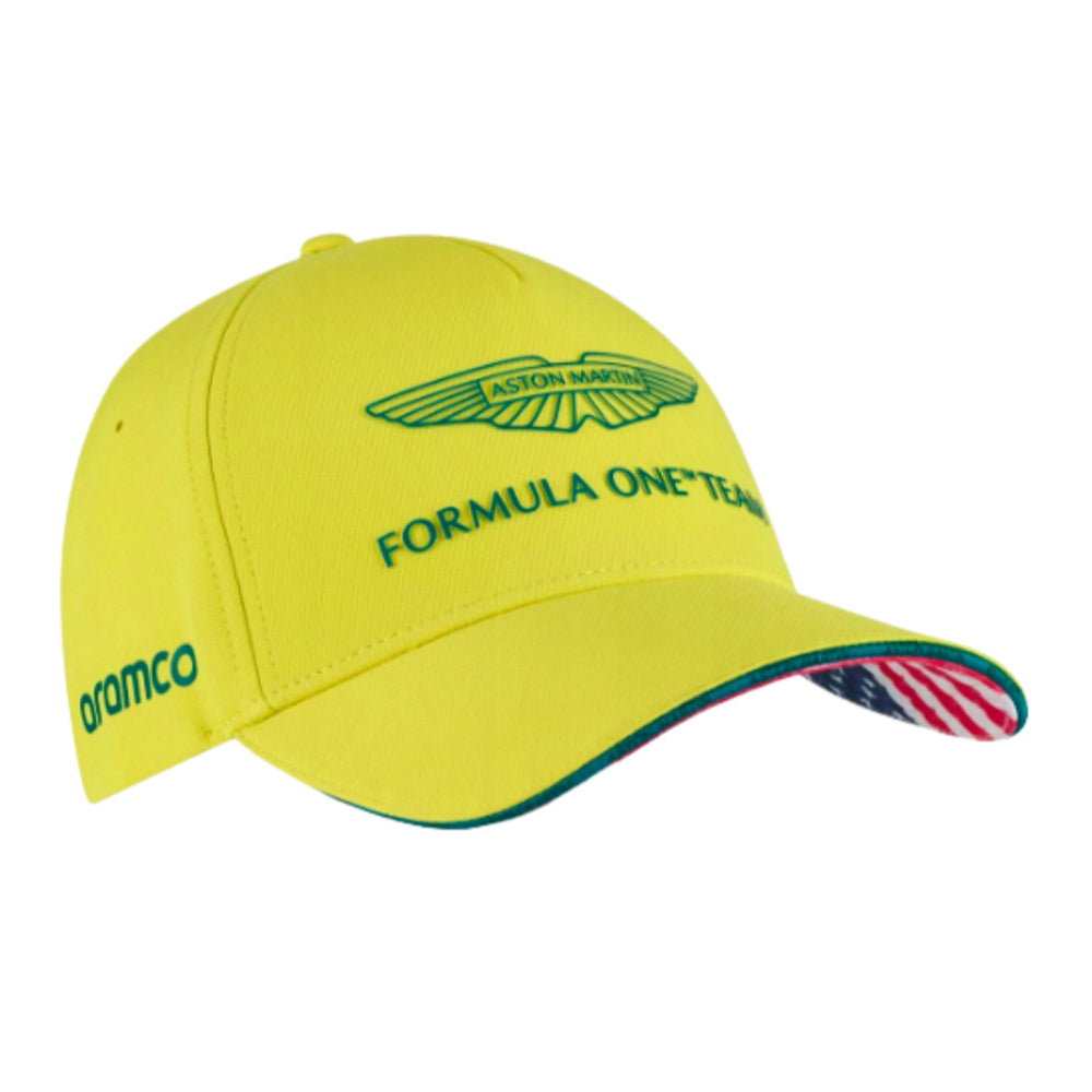 2023 Aston Martin Vegas Baseball Cap (Lime Green)_2