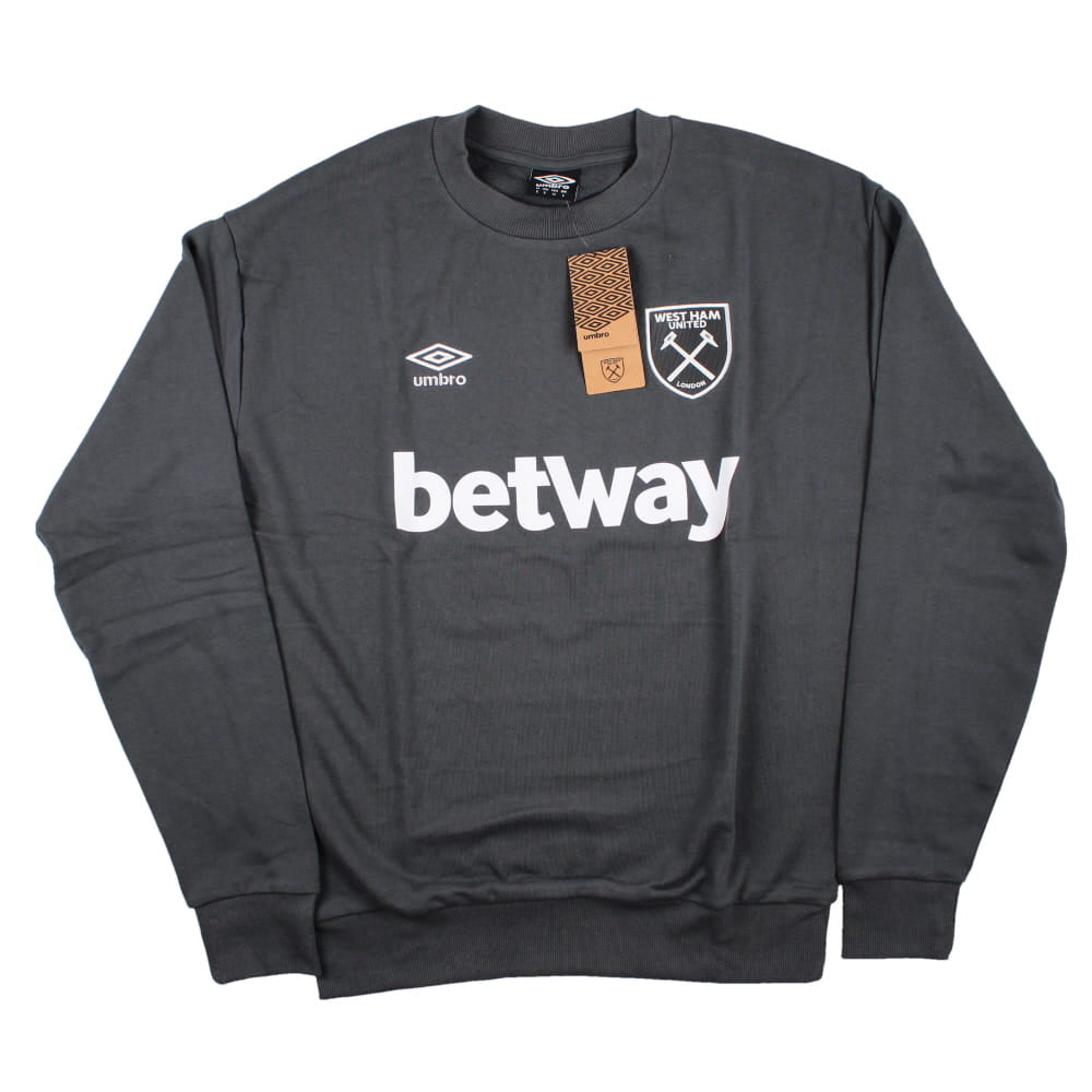 2023-2024 West Ham Fleece Sweat (Carbon)_0