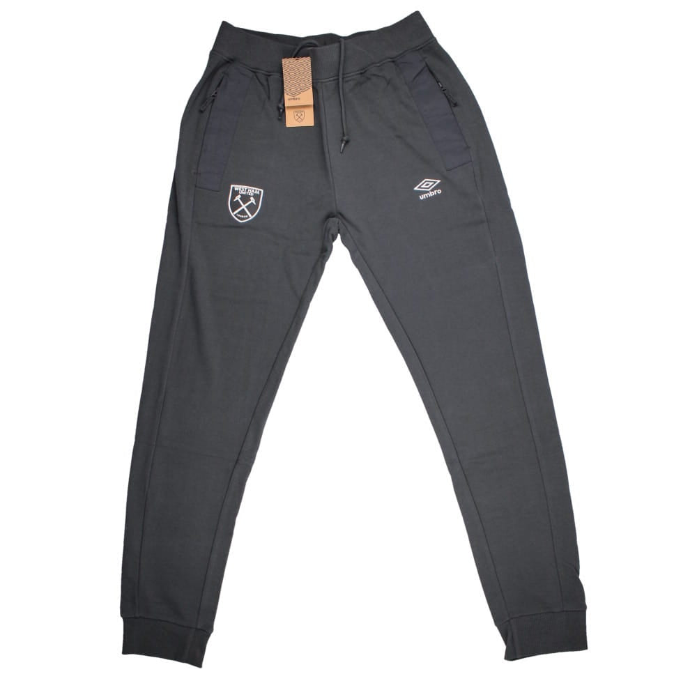 2023-2024 West Ham Fleece Pants (Carbon)_0
