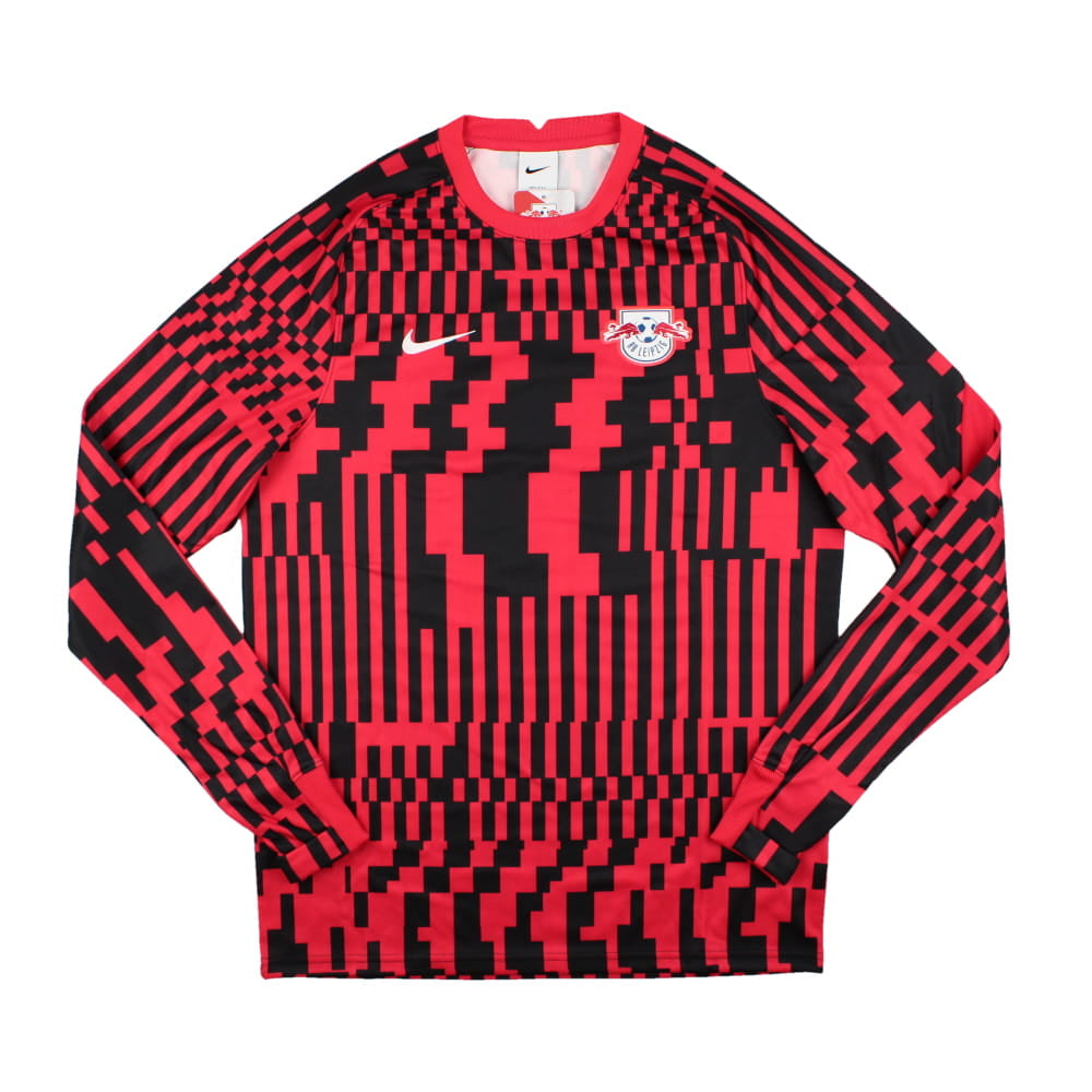 2021-2022 Red Bull Leipzig LS Pre-Match Warm Up Top (Red)_0