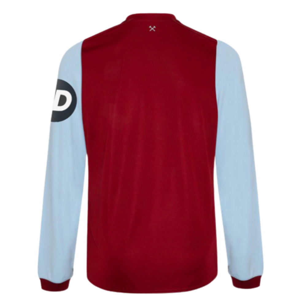 2023-2024 West Ham Long Sleeve Home Shirt_1