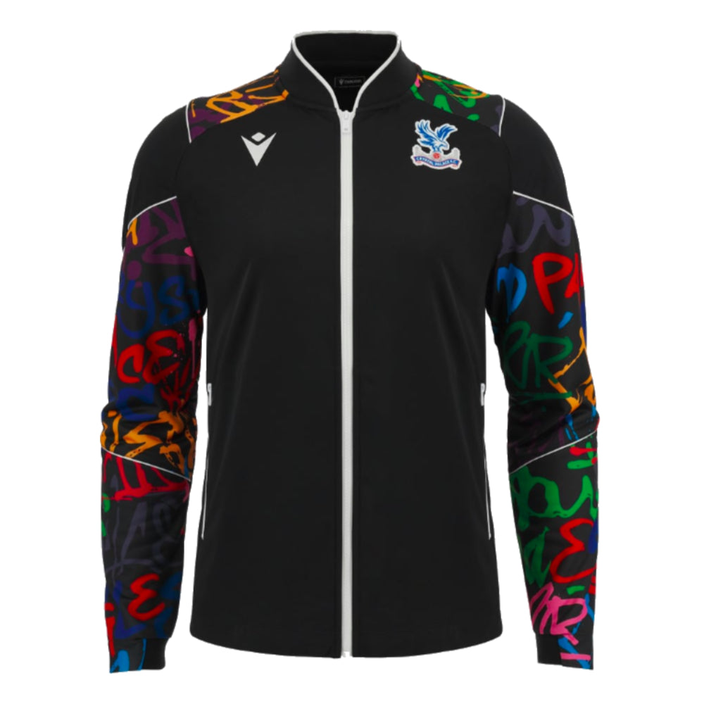 2023-2024 Crystal Palace Warm up Anthem Jacket (Black)_0