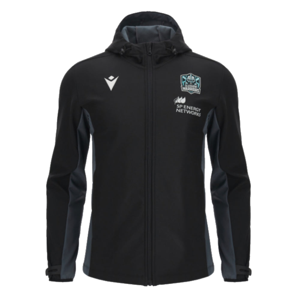 2023-2024 Glasgow Warriors Softshell Jacket (Black)_0