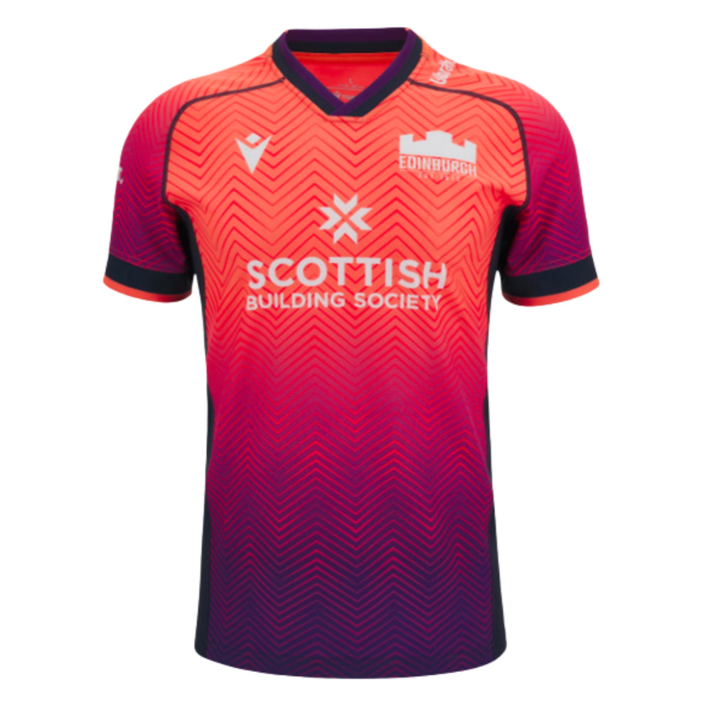 2023-2024 Edinburgh Rugby Training Jersey (Coral)_0