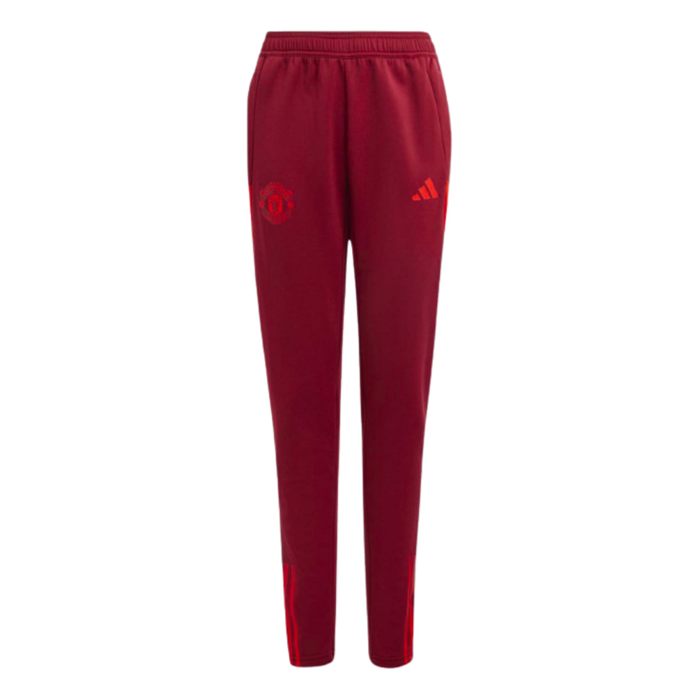 2023-2024 Man Utd EU Training Pants (Burgundy) - Kids_0