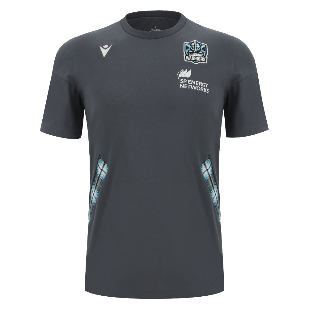 2023-2024 Glasgow Warriors Travel Cotton Rugby T-Shirt_0