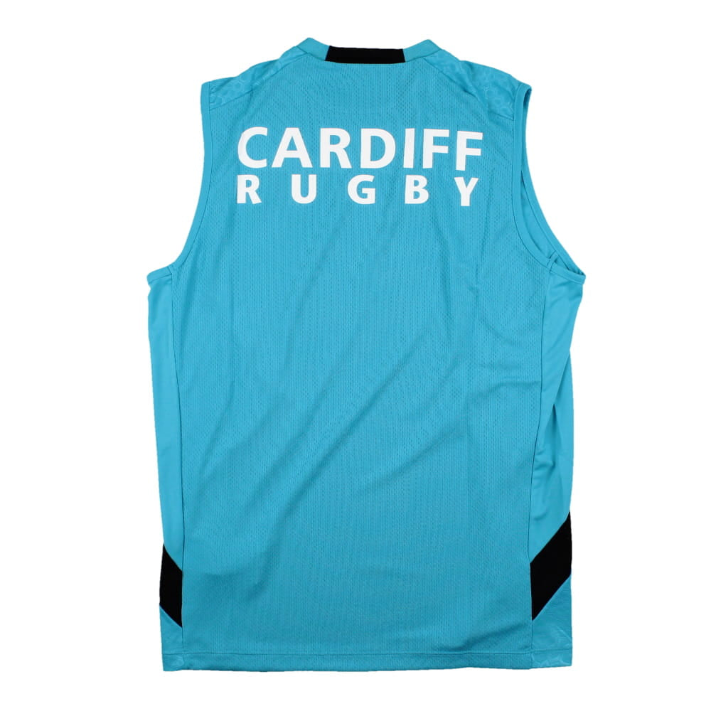 2023-2024 Cardiff Blues Rugby Training Vest (Aqua)_1