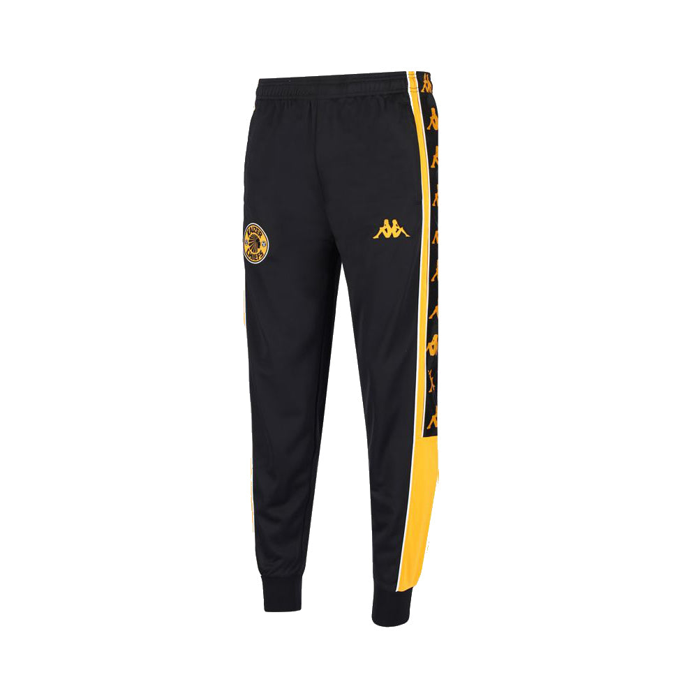 2023-2024 Kaizer Chiefs Tracksuit Bottoms (Black)_0