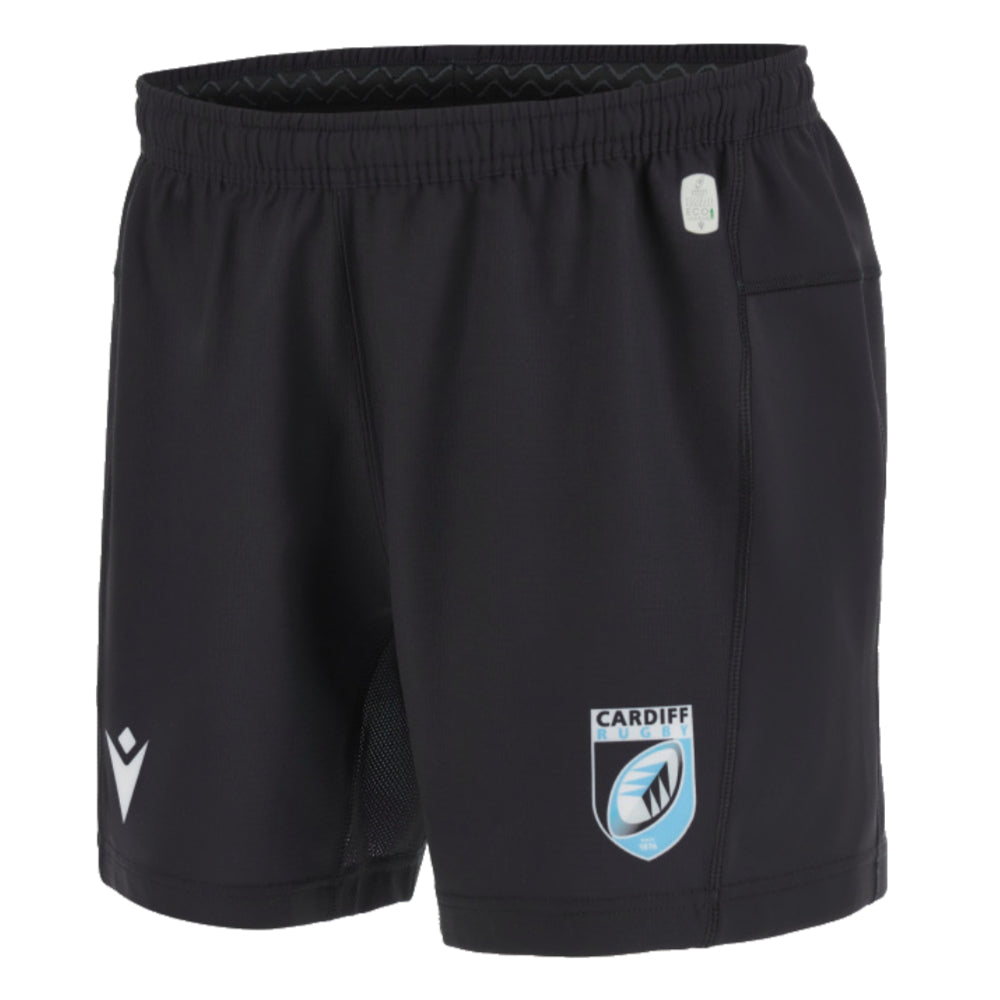 2023-2024 Cardiff Blues Rugby Home Shorts (Black)_0