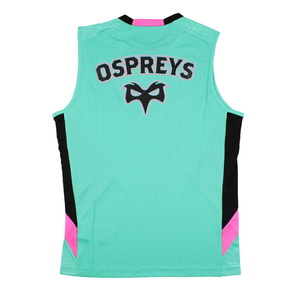 2023-2024 Ospreys Rugby Sleeveless Training Shirt (Turquoise)_1