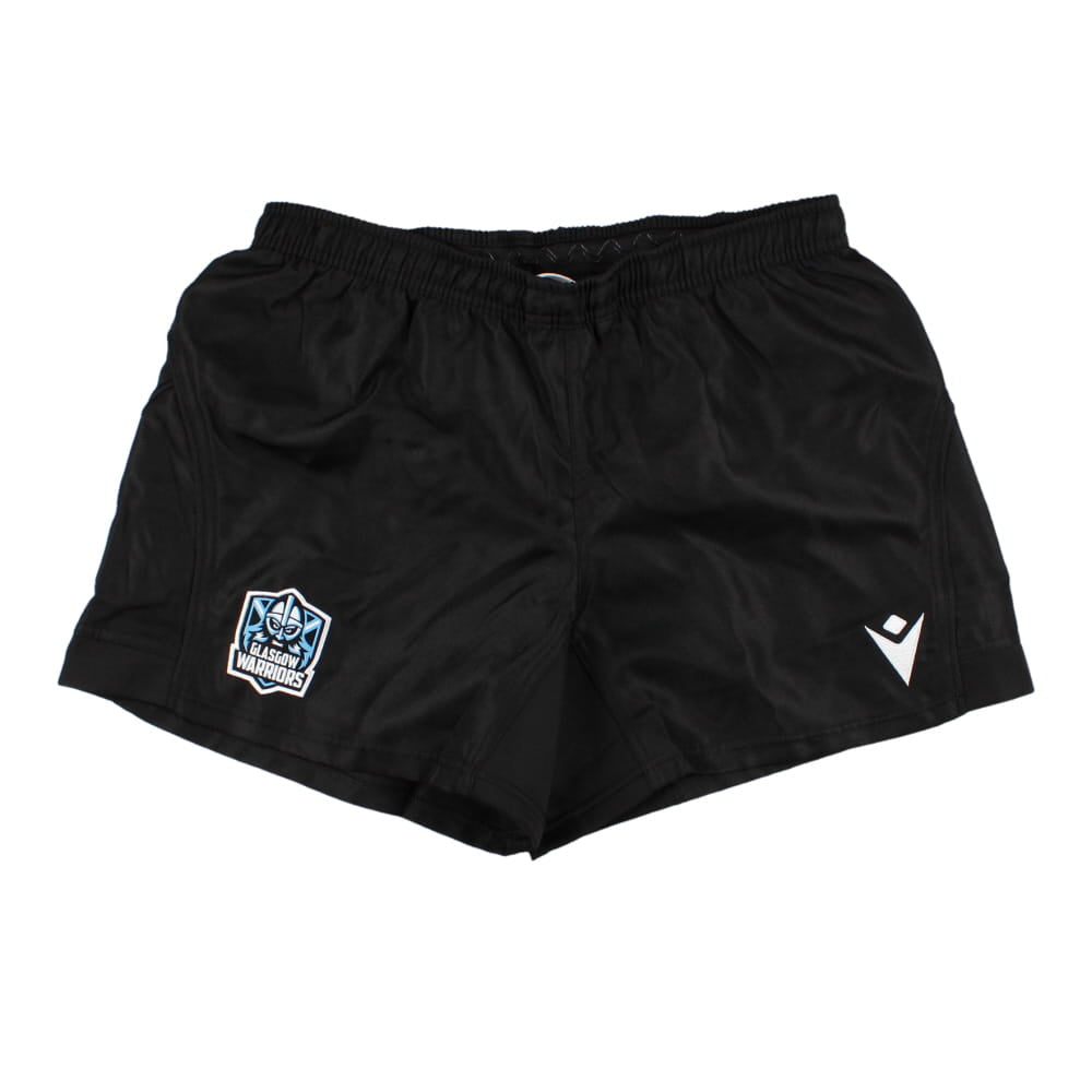 2023-2024 Glasgow Warriors Training Rugby Shorts (Black)_0