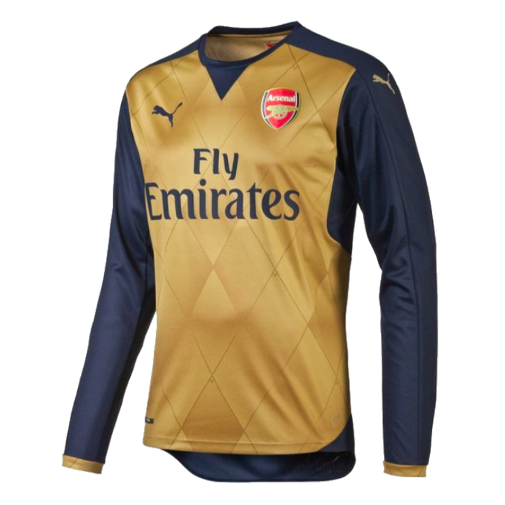 2015-2016 Arsenal Away Long Sleeve Shirt_0