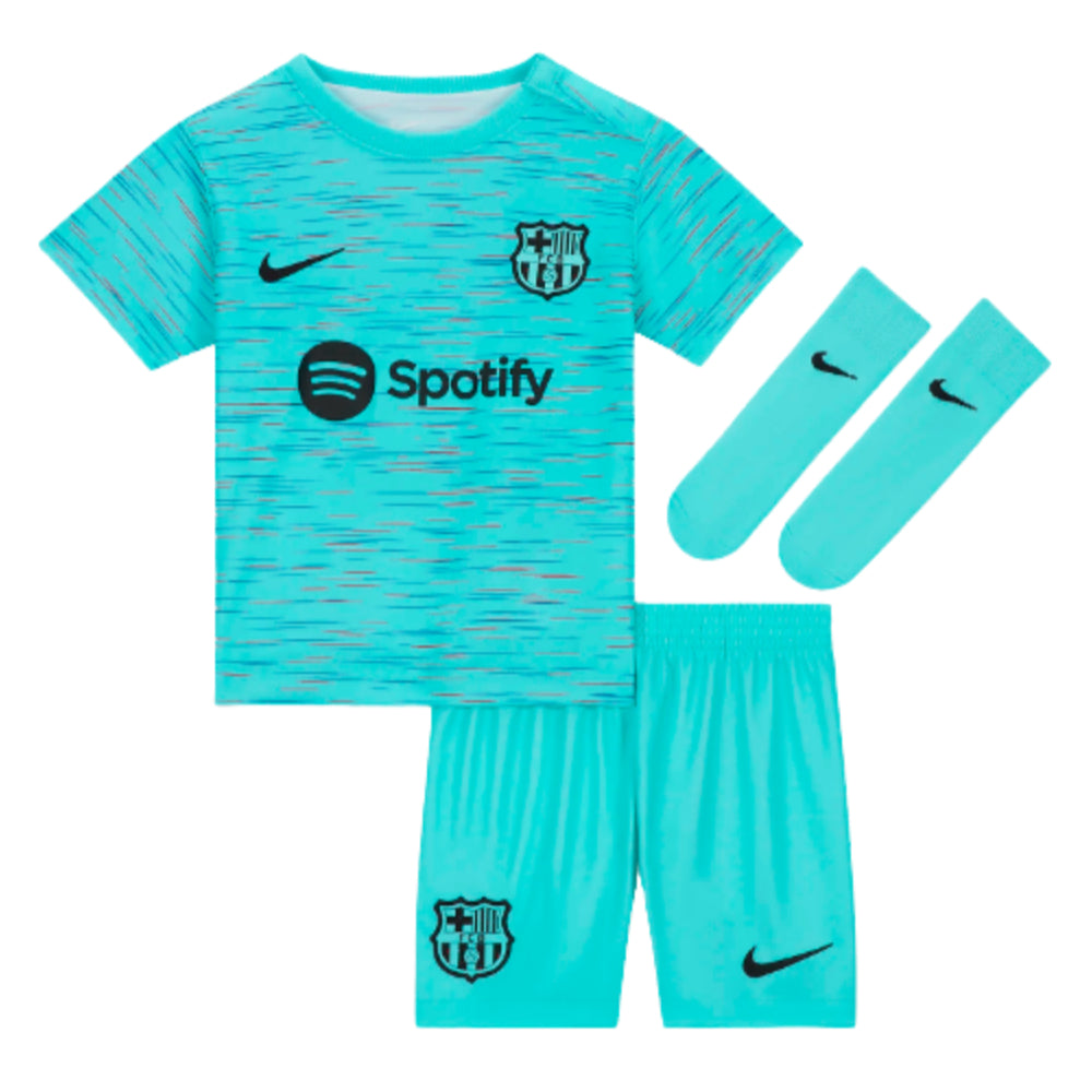 2023-2024 Barcelona Infants Baby Third Kit_0