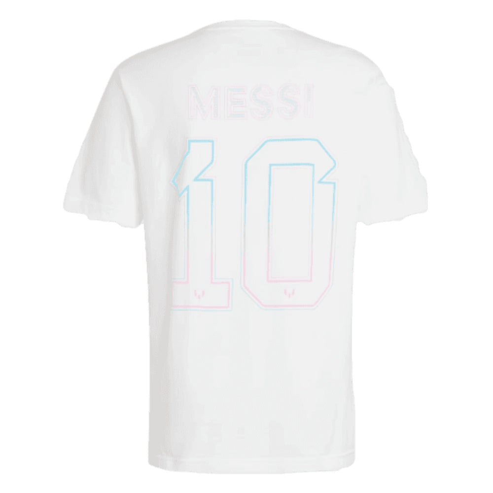 2023-2024 Inter Miami Messi N10 T-Shirt (White)_1