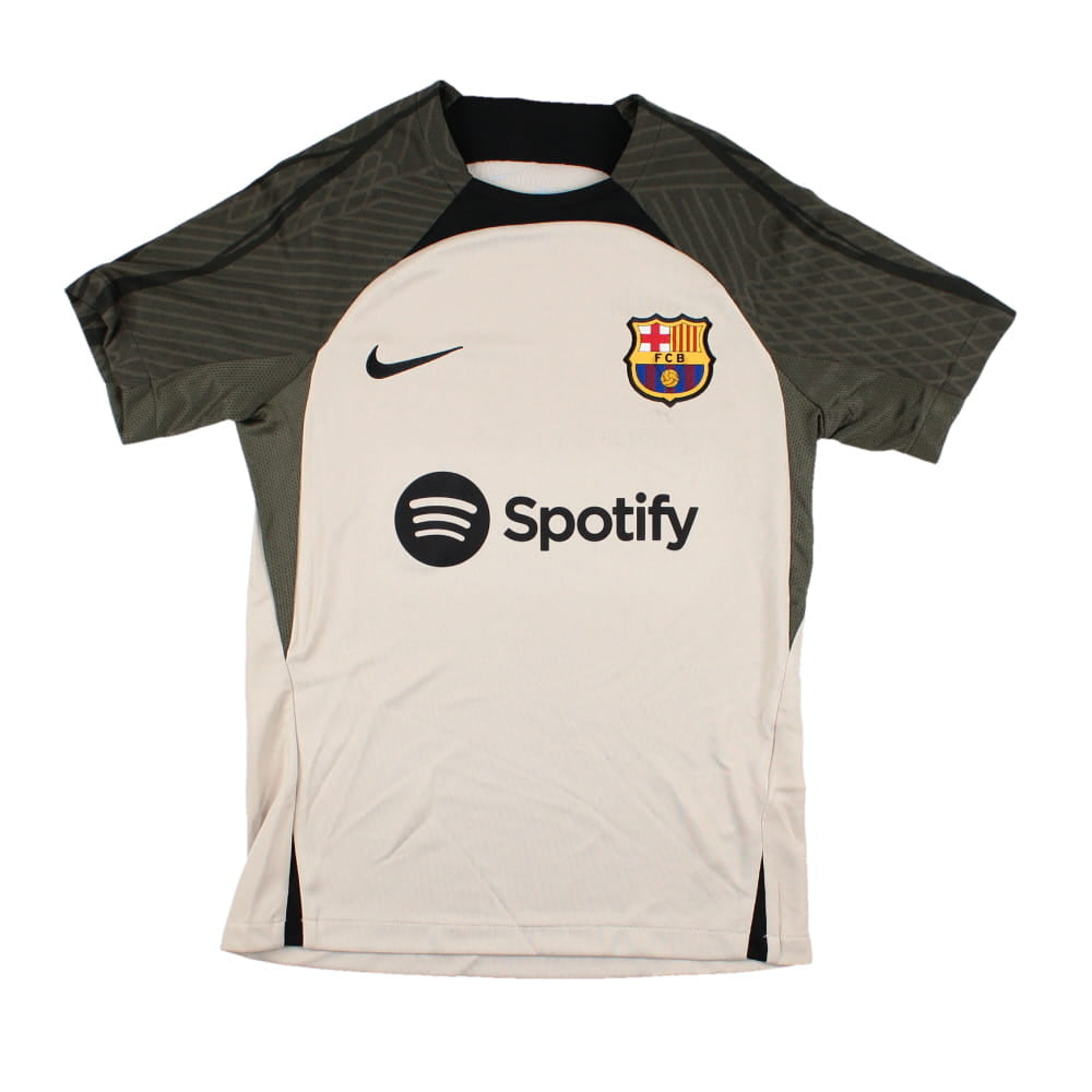 2023-2024 Barcelona Training Knit Football Shirt (Sequoia) - Kids_0