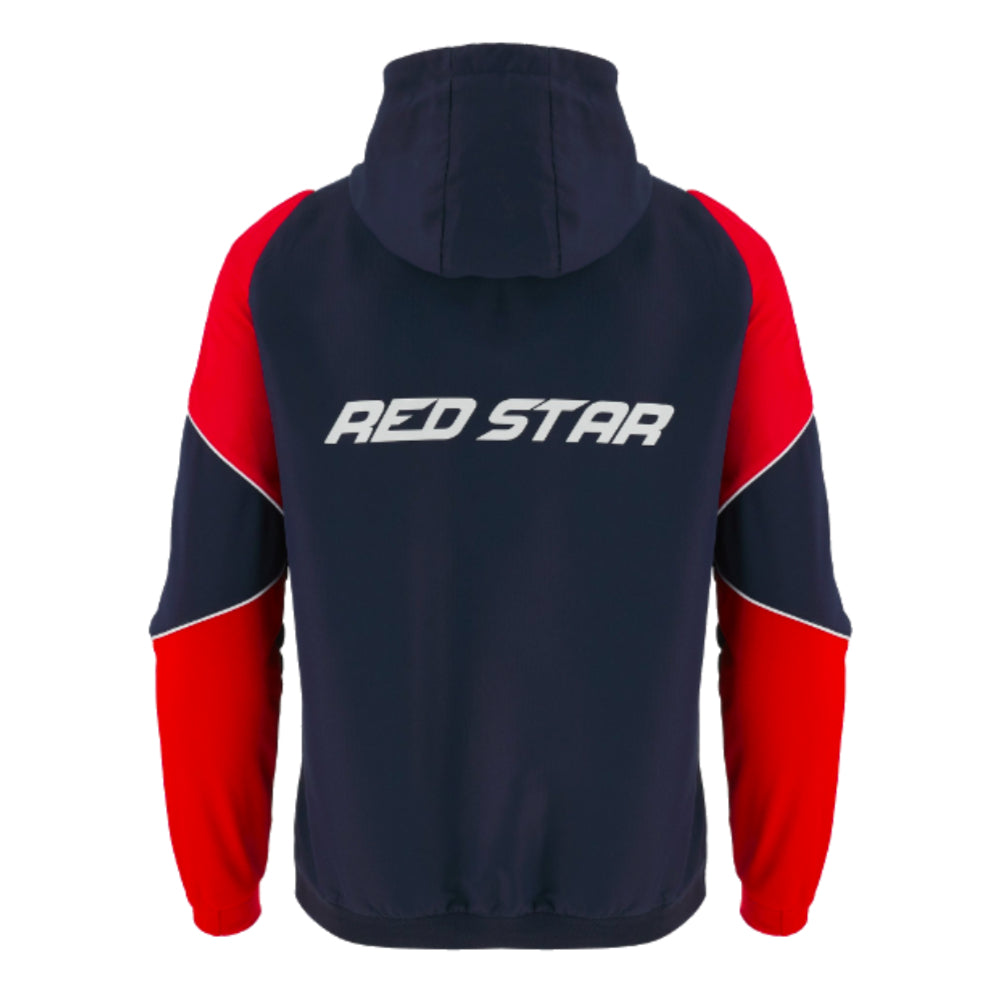 2023-2024 Red Star Belgrade Hooded Anthem Jacket (Navy)_1