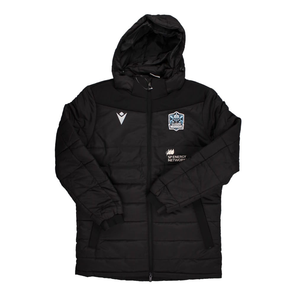 2023-2024 Glasgow Warriors Travel Padded Jacket (Black)_0