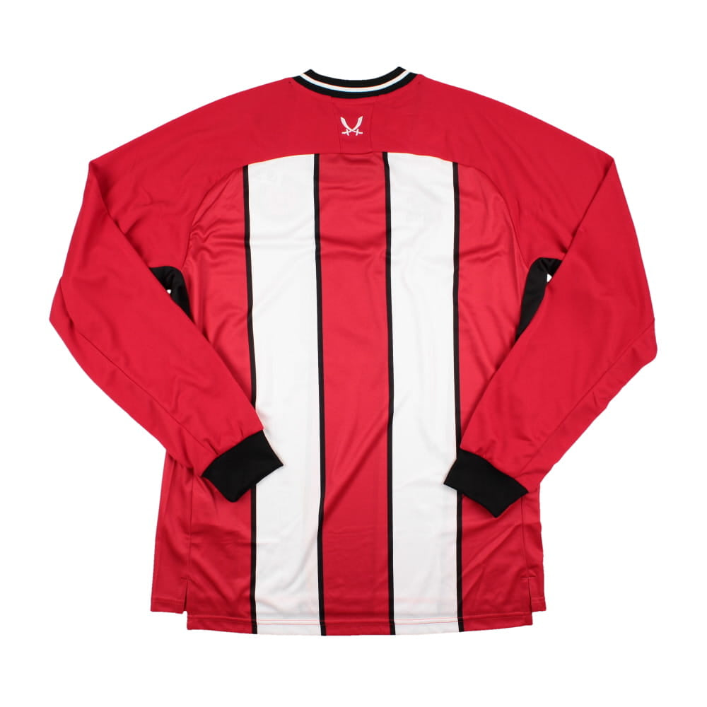 2023-2024 Sheffield United Home Long Sleeve Shirt_1