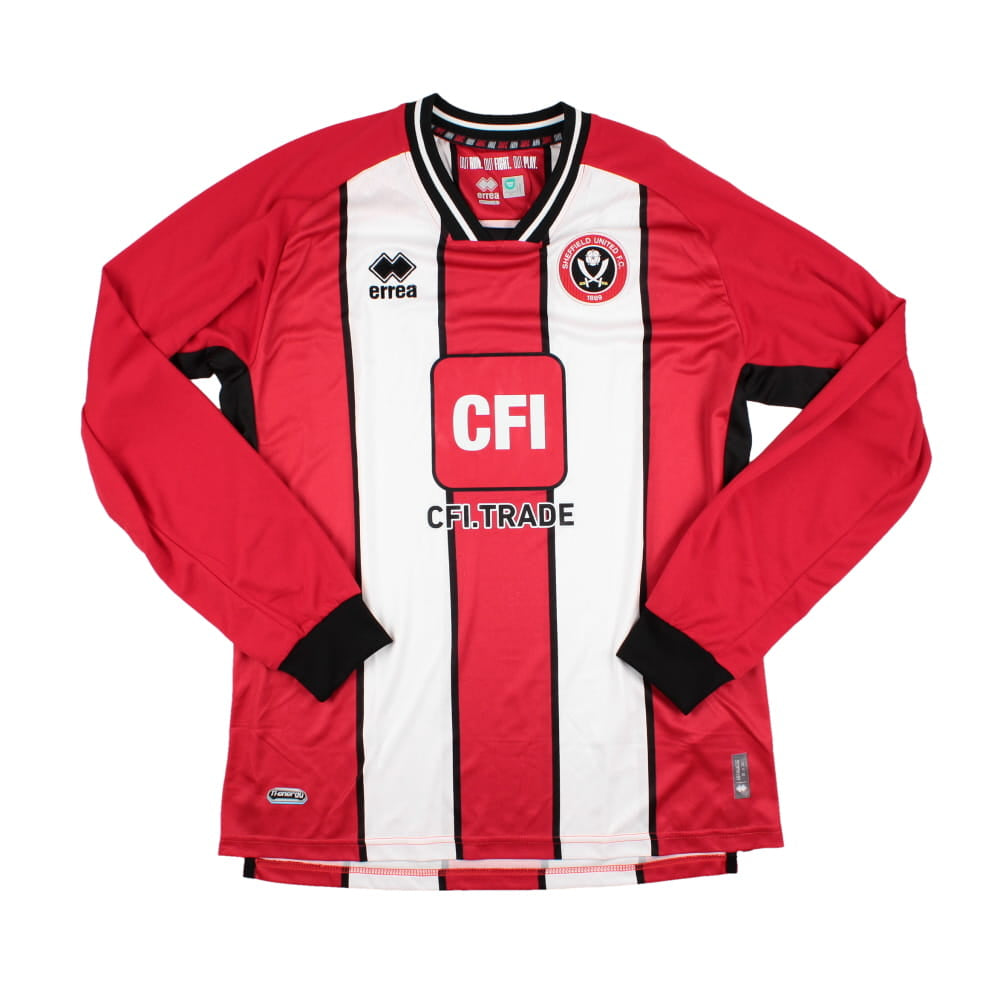 2023-2024 Sheffield United Home Long Sleeve Shirt_0