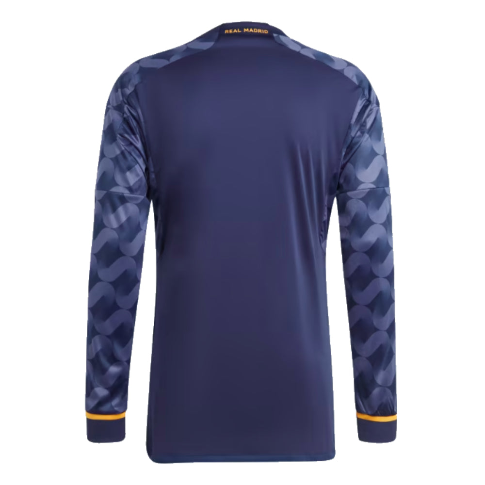 2023-2024 Real Madrid Long Sleeve Away Shirt_1