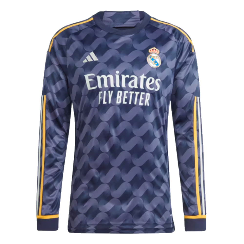 2023-2024 Real Madrid Long Sleeve Away Shirt_0