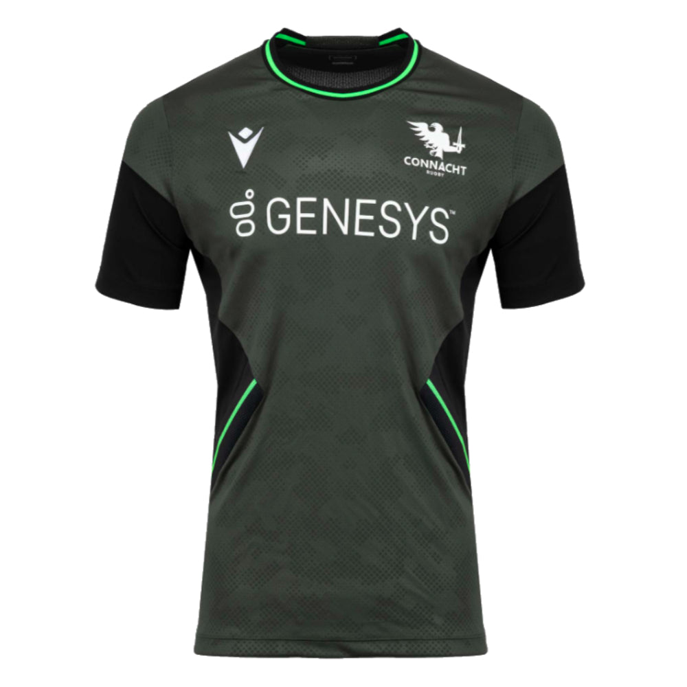 2023-2024 Connacht Rugby Training Poly Dry Tee (Green)_0