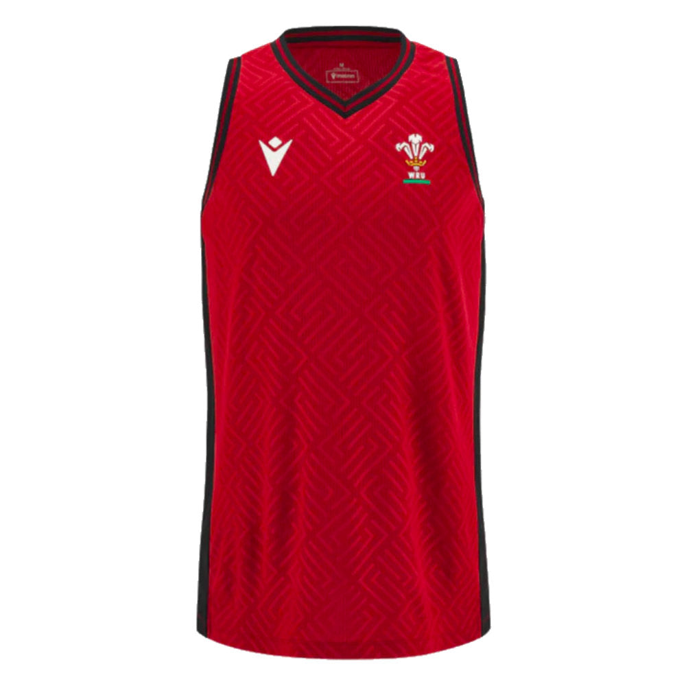 2023-2024 Wales Rugby Basketball Singlet (Black)_0