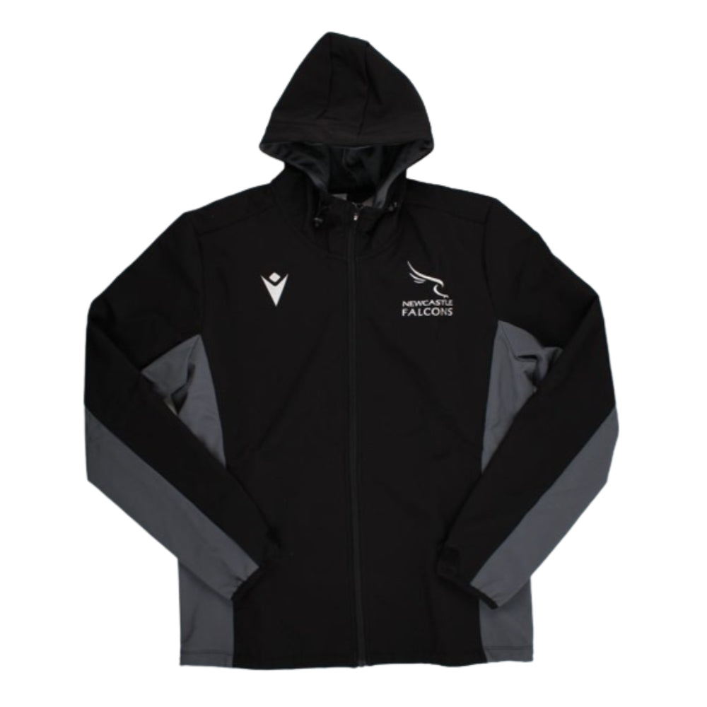 2023-2024 Newcastle Falcons Softshell Jacket (Black)_0