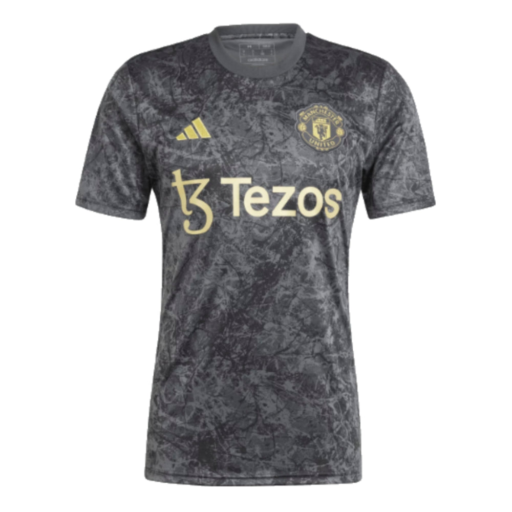 2023-2024 Man Utd Pre-Match Shirt (Black)_0