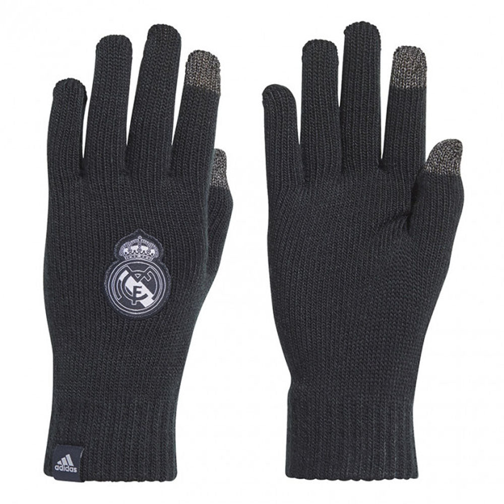 Real Madrid Adidas Gloves (Dark Grey)_0