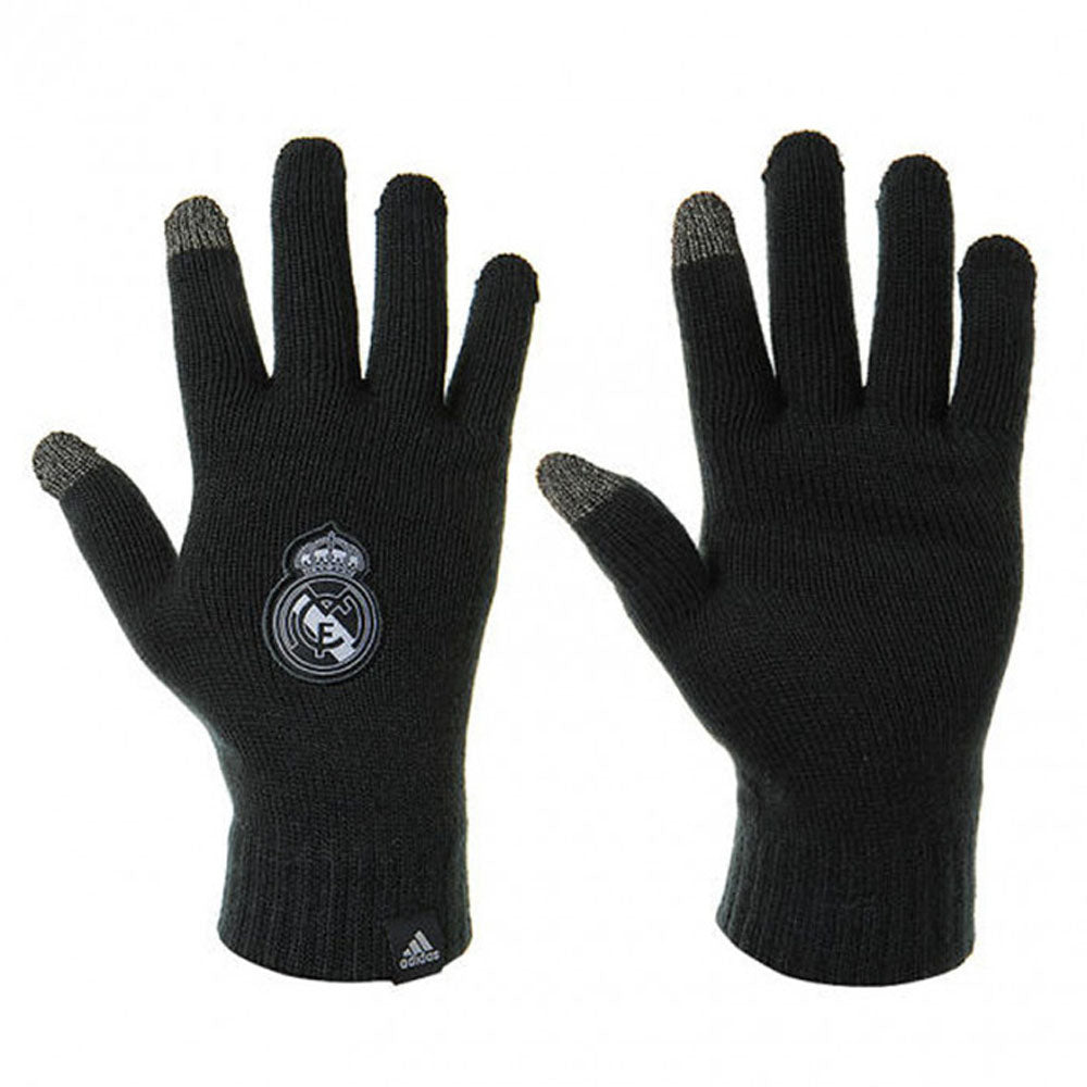 Real Madrid Adidas Gloves (Dark Grey)_1