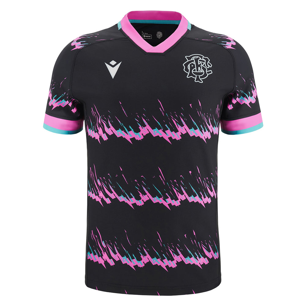 2024-2025 Barbarians Rugby Training Jersey (Black-Pink)_0