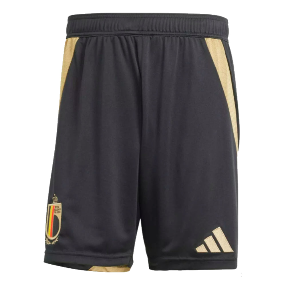 2024-2025 Belgium Home Shorts (Black)_0