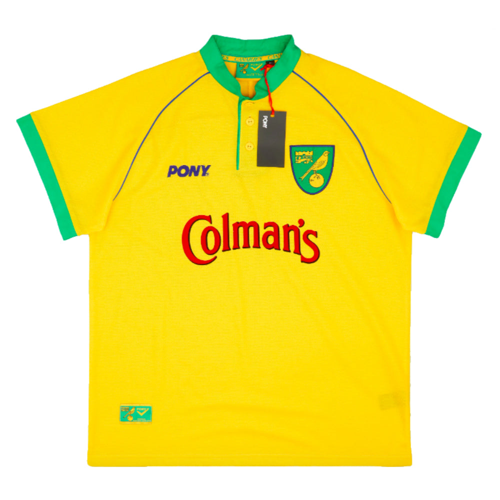 1997-1999 Norwich City Home Pony Reissue Shirt_0