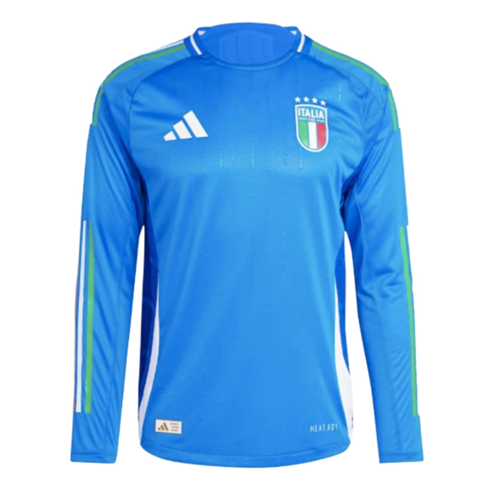 2024-2025 Italy Authentic Long Sleeve Home Shirt_0