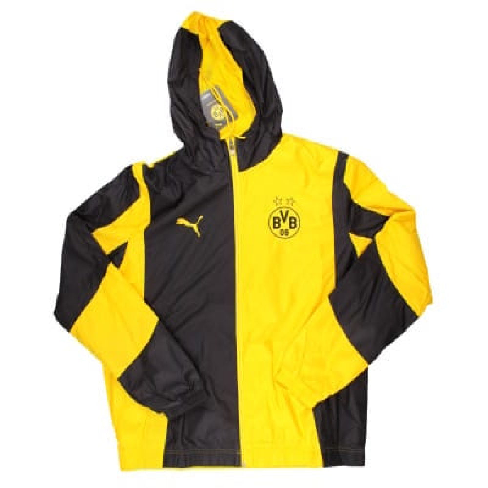 2023-2024 Borussia Dortmund Prematch Woven Jacket (Yellow)_0