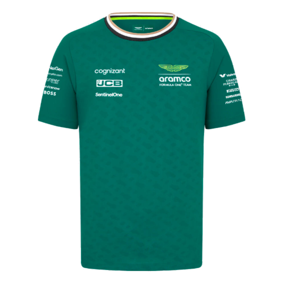 2024 Aston Martin Lance Stroll Team Tee (Green)_1