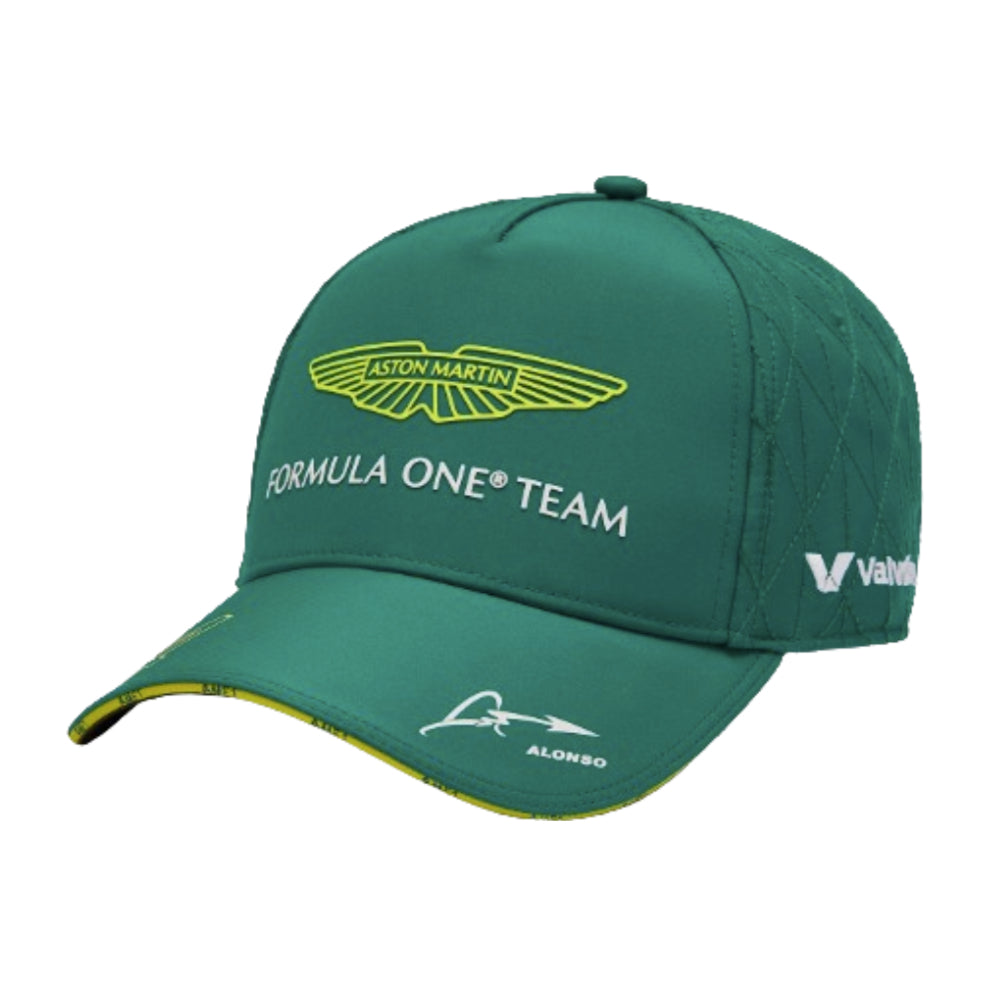 2024 Aston Martin Fernando Alonso Team Cap (Green) - Kids_0