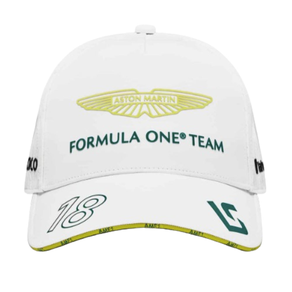 2024 Aston Martin Lance Stroll Driver Cap (White)_0