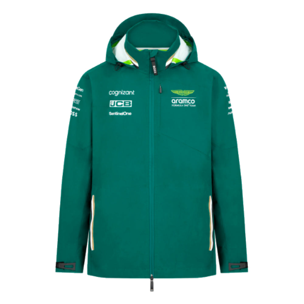 2024 Aston Martin Team Rain Jacket (Green)_0